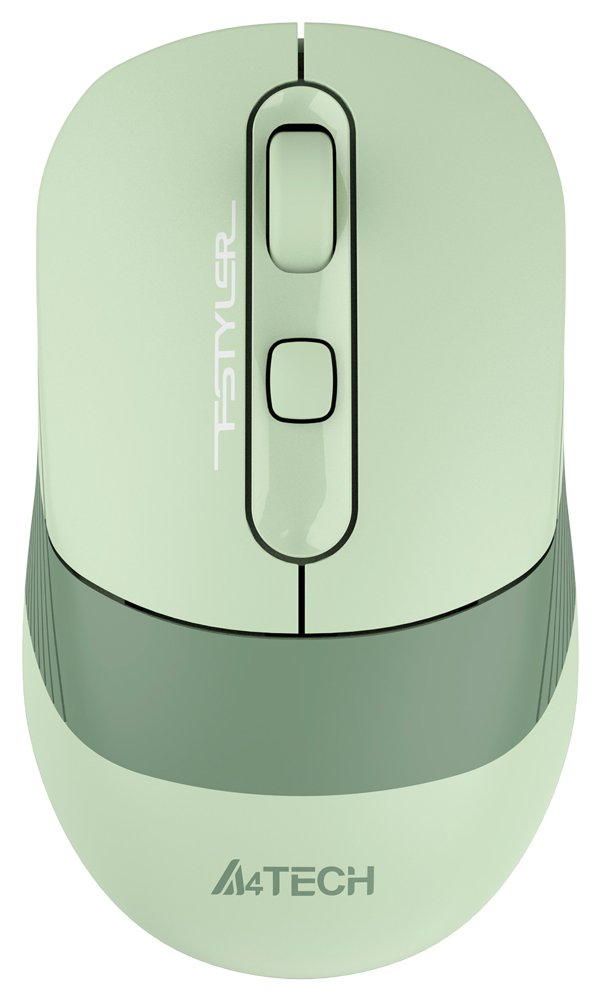Мышь A4Tech Fstyler FB10C зеленый оптическая 2000dpi беспров. BT/Radio USB 4but (FB10C MATCHA GREEN)