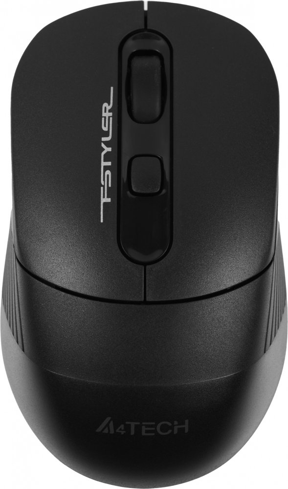 Мышь A4Tech Fstyler FB10C черный оптическая 2000dpi беспров. BT/Radio USB 4but (FB10C STONE BLACK)