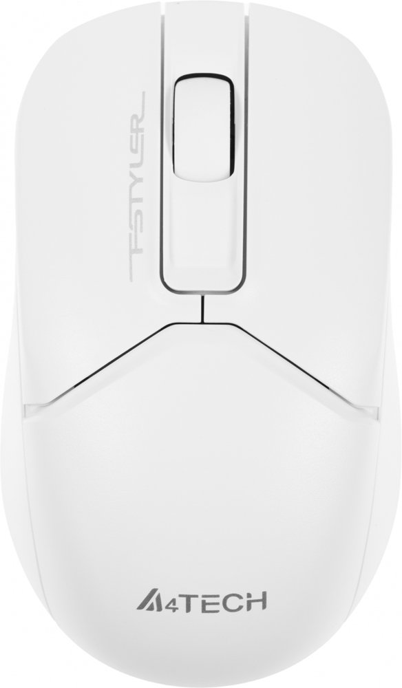 Мышь A4Tech Fstyler FB12 белый оптическая 1200dpi беспров. BT/Radio USB 3but (FB12 WHITE)