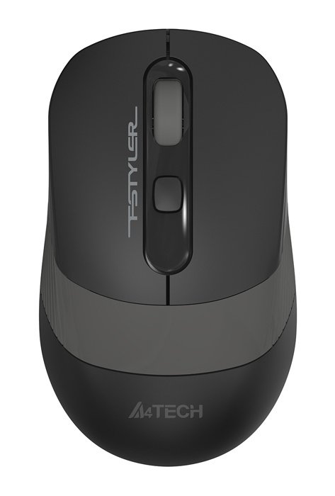 Мышь A4Tech Fstyler FG10 черный/серый оптическая 2000dpi беспров. USB 4but (FG10 GREY)