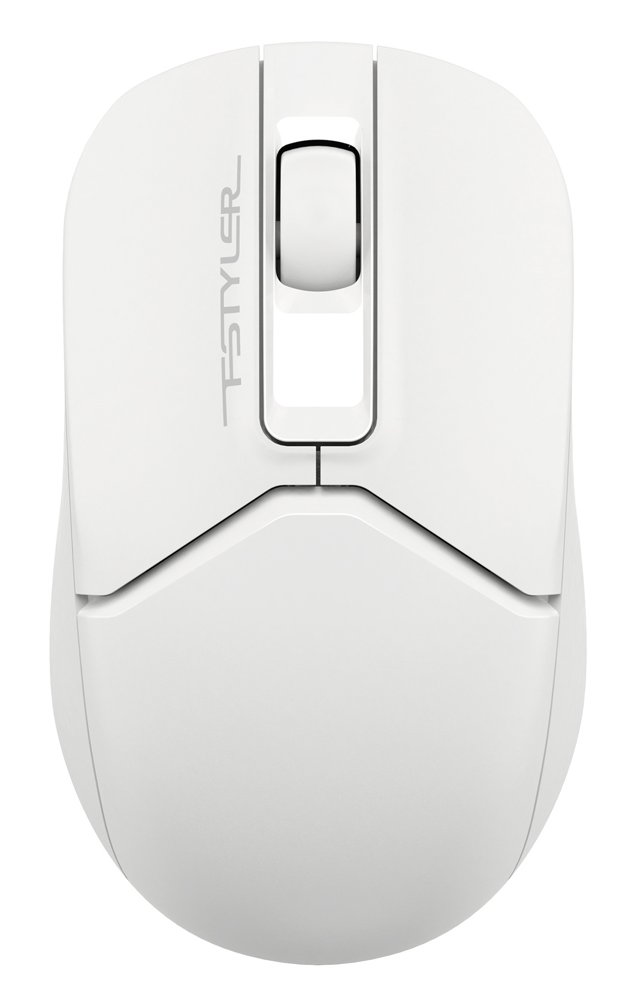 Мышь A4Tech Fstyler FG12S белый оптическая 1200dpi silent беспров. USB 3but