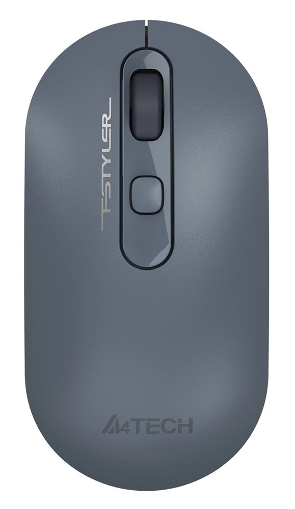 Мышь A4Tech Fstyler FG20 пепельный/синий оптическая 2000dpi беспров. USB для ноутбука 4but (FG20 ASH BLUE)
