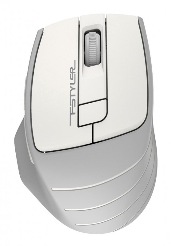 Мышь A4Tech Fstyler FG30 белый/серый оптическая 2000dpi беспров. USB 6but (FG30 WHITE)