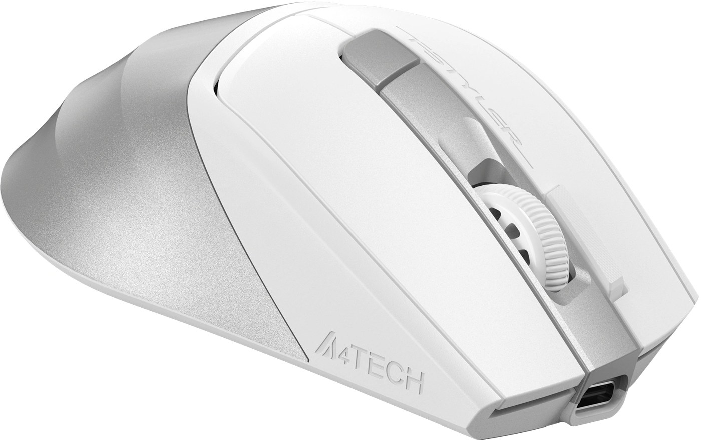 Мышь A4Tech Fstyler FG45CS Air2 белый/серебристый оптическая 2000dpi silent беспров. USB для ноутбука 7but (FG45CS AIR2 USB (SILVER WHITE)), фото 3