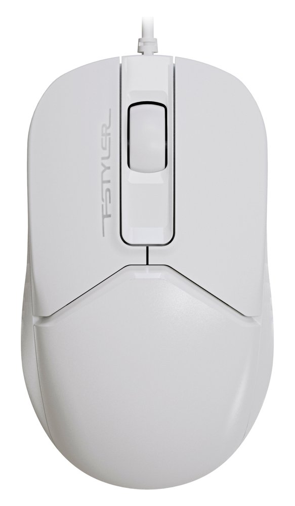 Мышь A4Tech Fstyler FM12S белый оптическая 1200dpi silent USB 3but (FM12S WHITE)