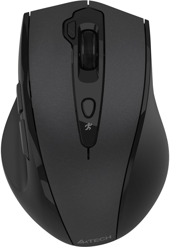 Мышь A4Tech G7-810S Air2 черный оптическая 2000dpi silent беспров. USB для ноутбука 7but