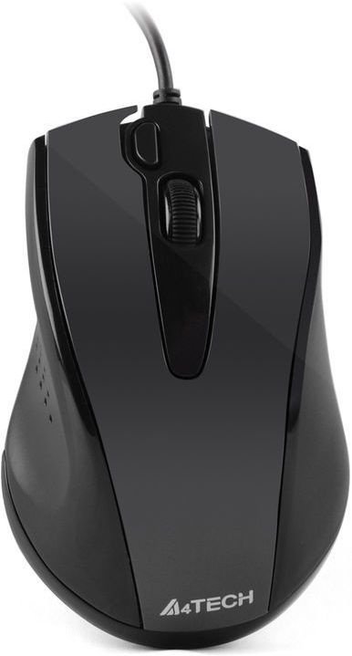Мышь A4Tech V-Track Padless N-500FS черный оптическая 1200dpi silent USB 3but