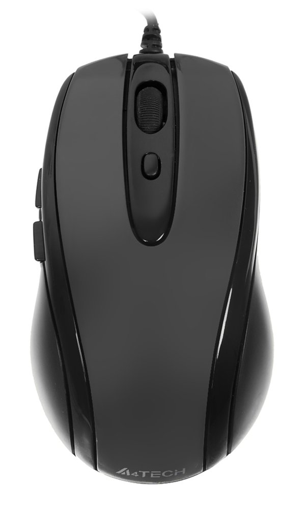 Мышь A4Tech V-Track Padless N-708X серый оптическая 1600dpi USB 6but