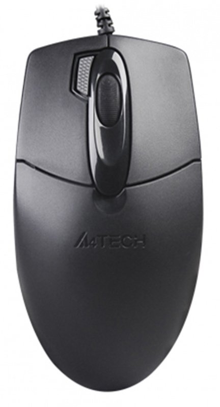 Мышь A4Tech OP-730D черный оптическая 1200dpi USB 4but