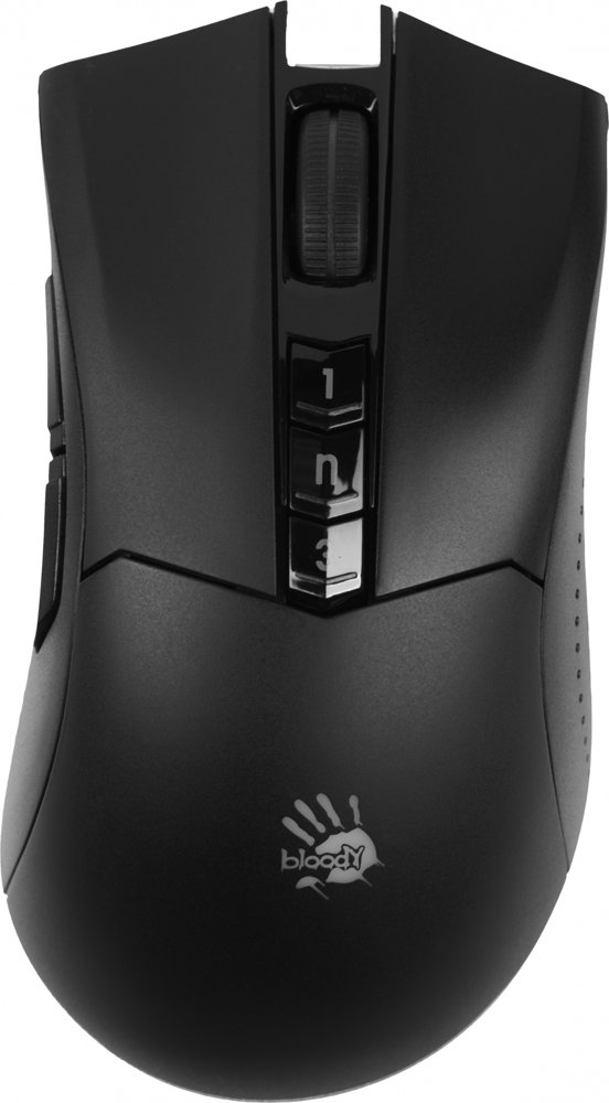 Мышь A4Tech Bloody R90 Plus черный оптическая 5000dpi беспров. USB 7but