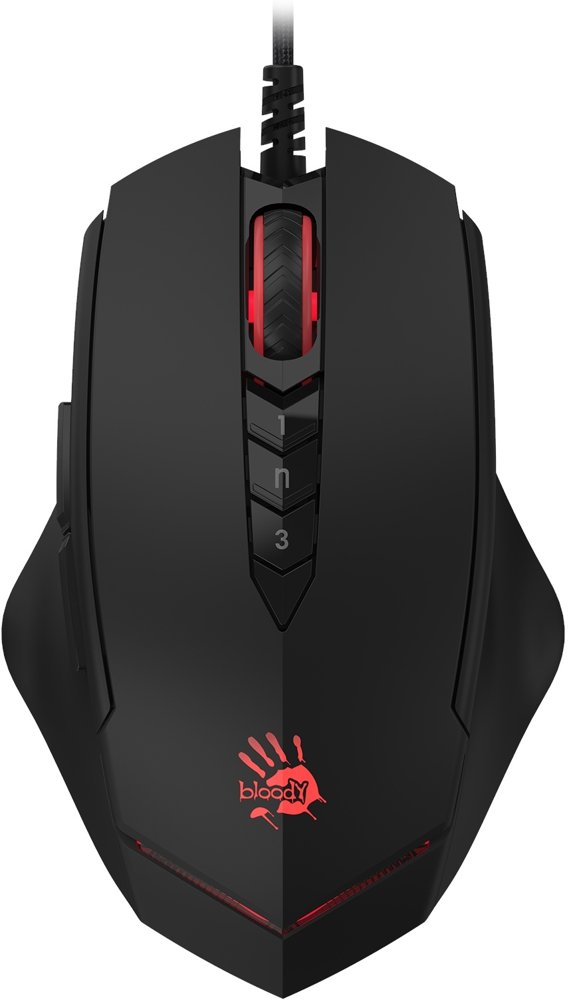 Мышь A4Tech Bloody V8 черный оптическая 6000dpi USB 8but