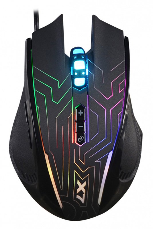 Мышь A4Tech X87 черный оптическая 2400dpi USB 8but (X87 (MAZE))