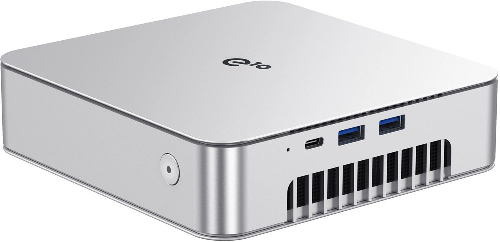 Неттоп Acer Gadget E10 ERBox X Ryzen 7 H 255 (3.8) 16Gb SSD512Gb 780M Windows 11 Pro 2x2.5GbitEth WiFi BT 120W серебристый