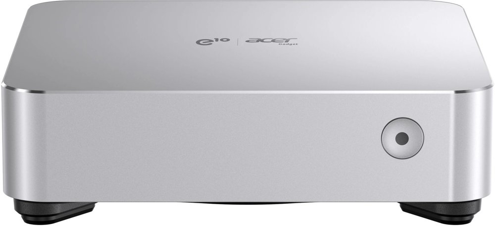 Неттоп Acer Gadget E10 ETBox1 i5 13500H (2.6) 16Gb SSD512Gb UHDG Windows 11 Pro 2x2.5GbitEth WiFi BT 120W серебристый/черный