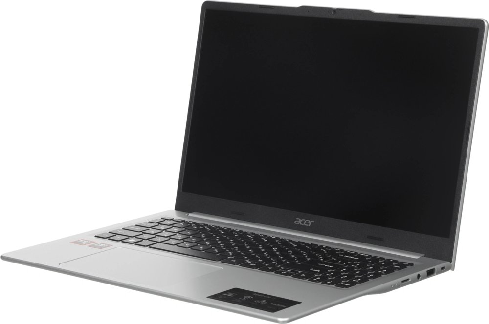 Ноутбук Acer Aspire Lite AL15-21P-R0R4 Ryzen 5 40 8Gb SSD512Gb AMD Radeon 610M 15.6" IPS FHD (1920x1080) без ОС silver WiFi BT Cam 4574mAh (NX.DTQCD.003)