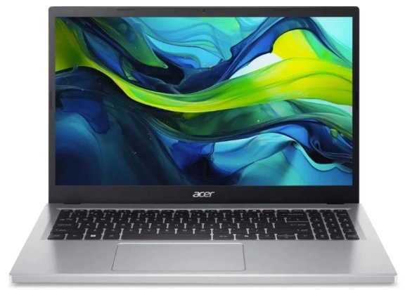 Ноутбук Acer Aspire Go AG15-71P-71KY Core i7 13620H 16Gb SSD512Gb Intel UHD Graphics 15.6" IPS FHD (1920x1080) без ОС silver WiFi BT Cam (NX.J6SEX.00R)