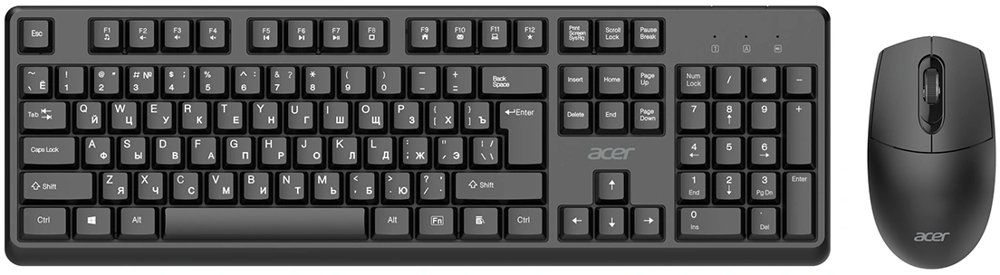 Клавиатура + мышь Acer OCC501 клав:черный мышь:черный USB беспроводная Multimedia (ZL.ACC11.00H)