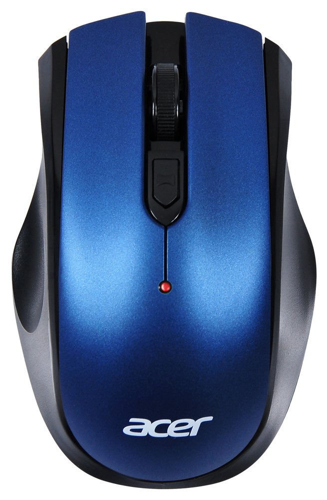 Мышь Acer OMR031 черный/синий оптическая 1600dpi беспров. USB 4but (ZL.MCEEE.008)