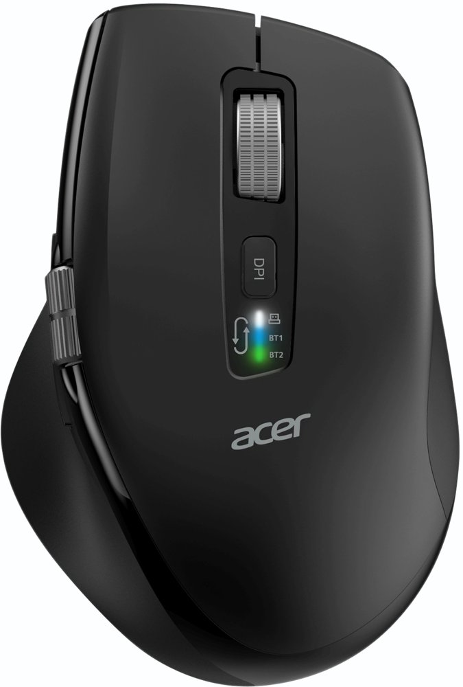 Мышь Acer OMR406 черный оптическая 4800dpi беспров. BT/Radio USB 8but (ZL.MCEEE.02W)