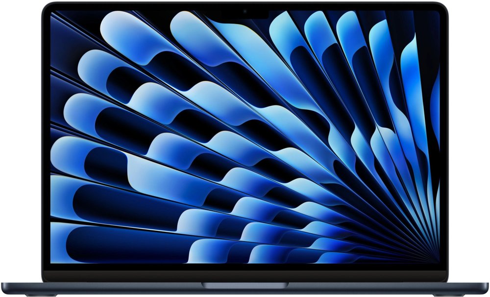 Ноутбук Apple MacBook Air A3113 M3 8 core 16Gb SSD256Gb/8 core GPU 13.6" Liquid Retina (2560x1664) macOS midnight WiFi BT Cam (MC8K4LL/A)