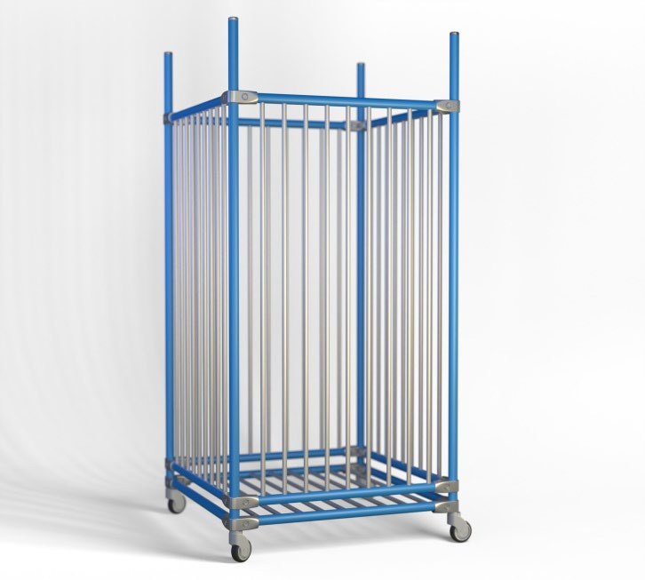 Корзина AQUAMANIA из ПВХ, вариант 2 590х630х1350 мм