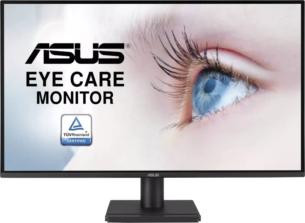 Монитор Asus 27" VA27AQ черный IPS LED 1ms 16:9 HDMI M/M матовая 350cd 178гр/178гр 2560x1440 75Hz DP 2K 3.89кг