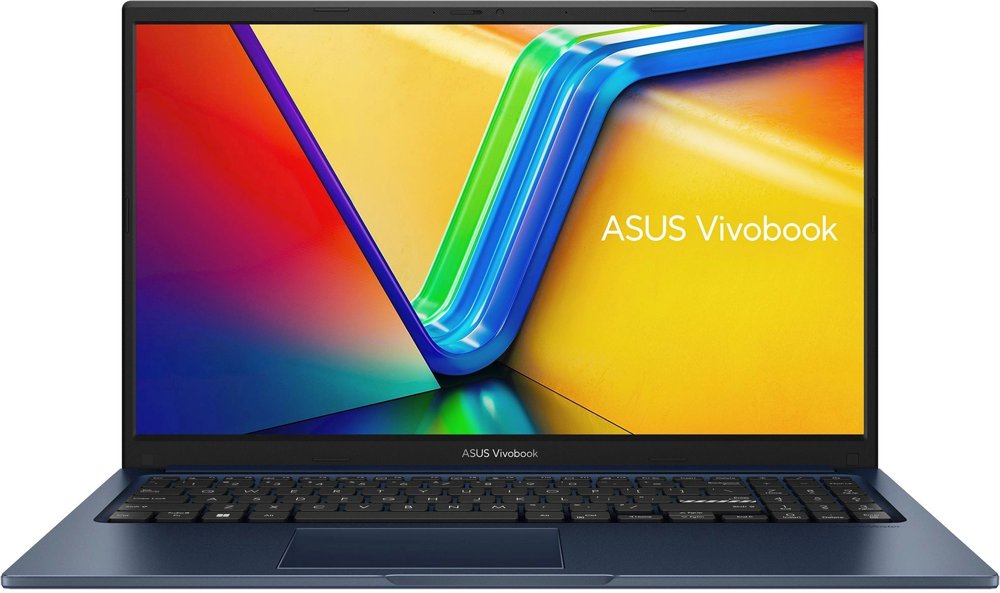 Ноутбук Asus Vivobook 15 F1504VA-BQ250 Core 5 120U 8Gb SSD512Gb Intel Graphics 15.6" WVA FHD (1920x1080) Windows 11 Home blue WiFi BT Cam (90NB13Y1-M01FT0)