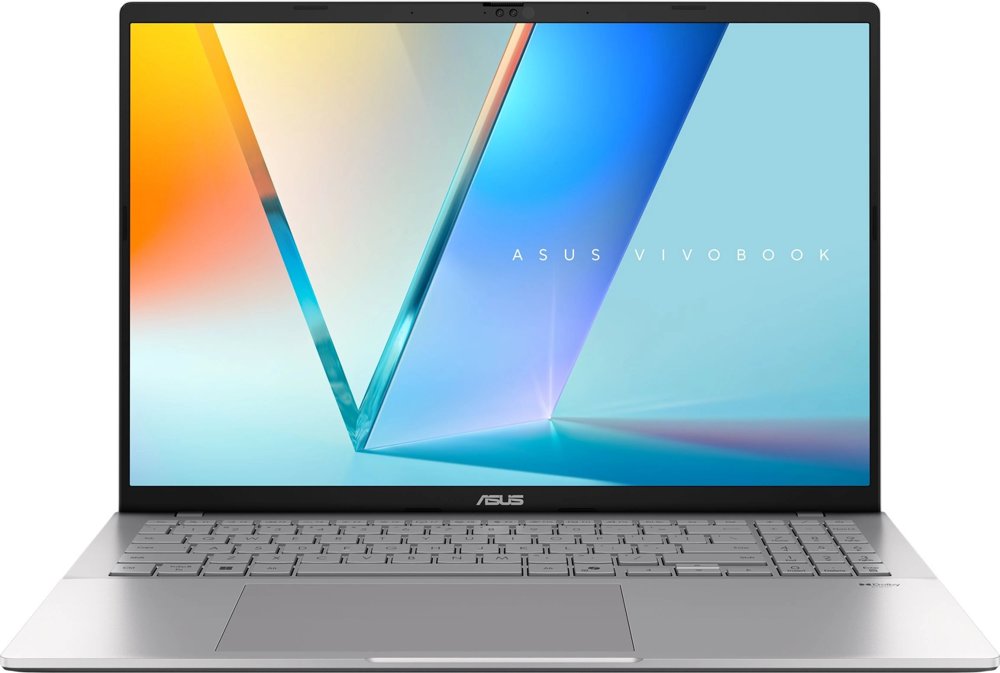 Ноутбук Asus VivoBook S16 M3607KA-SH117 Ryzen AI 5 330 32Gb SSD512Gb AMD Radeon 820M 16" OLED WUXGA (1920x1200) без ОС silver WiFi BT Cam (90NB16T2-M00890)