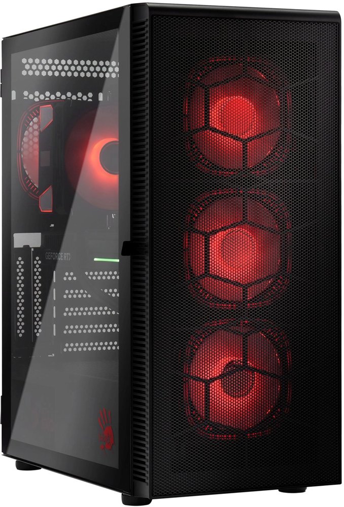 ПК Bloody BD-PC RAB84T2 MT Ryzen 5 7500F (3.7) 32Gb SSD1Tb RTX5060 8Gb Windows 11 Home 64 2.5xGbitEth 650W черный (RUS) (2142036)