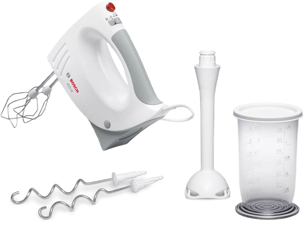 Миксер ручной Bosch MFQ3540 450Вт белый