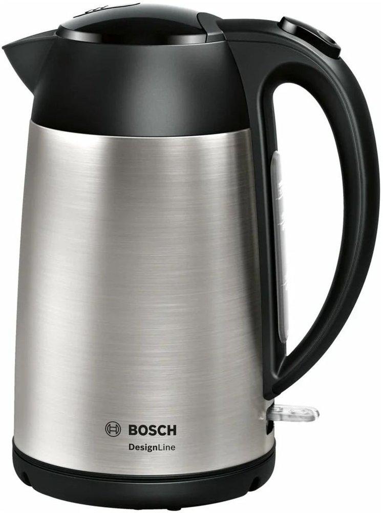 Чайник электрический Bosch TWK3P 1.7л. 2400Вт нержавеющая сталь корпус: нерж.сталь/пластик (TWK3P420)