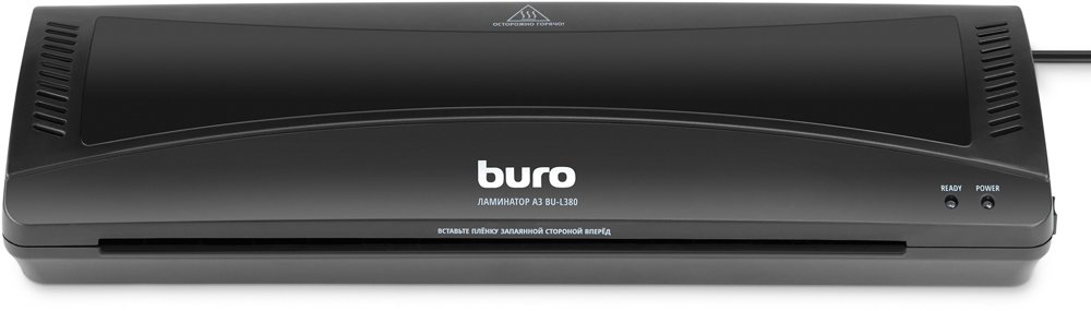Ламинатор Buro BU-L380 черный A3 (80-125мкм) 25см/мин (2вал.) хол.лам. лам.фото