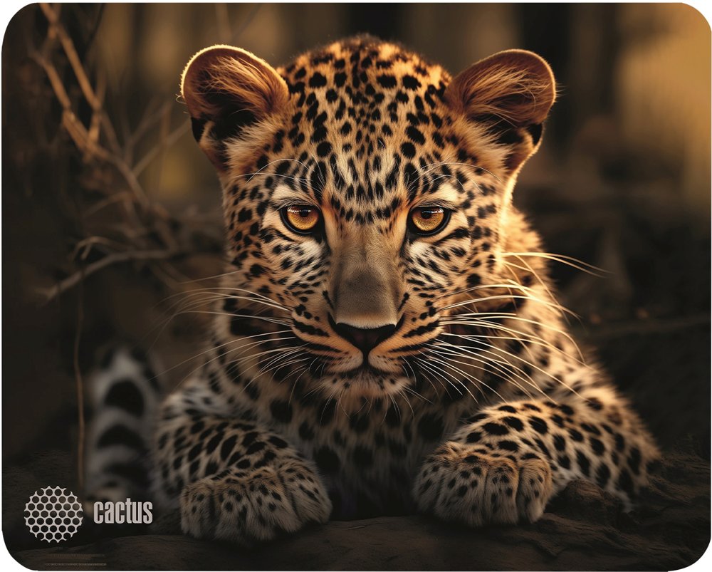 Коврик для мыши Cactus Leopard рисунок 250x200x3мм (CS-MP-D06S)