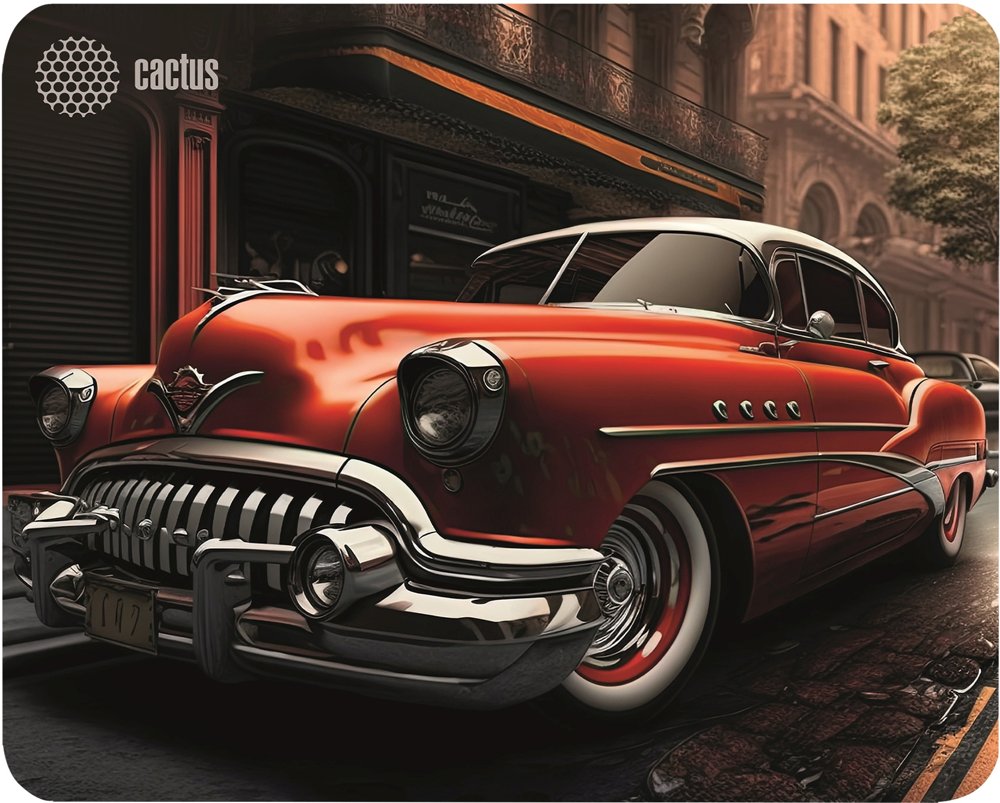 Коврик для мыши Cactus Red Car рисунок 300x250x2мм (CS-MP-P07M)