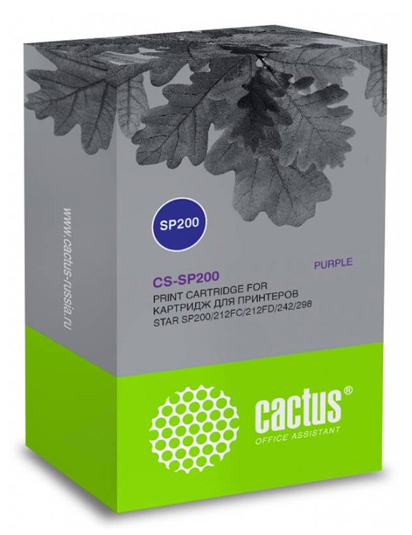Картридж матричный Cactus CS-SP200 12.7x3 фиолетовый для Star SP200/212FC/212FD/242/298