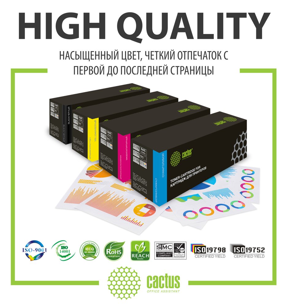 Картридж лазерный Cactus CS-TK8115BK TK-8115BK черный (12000стр.) для Kyocera Mita Ecosys M8124cidn/M8130cidn