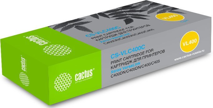 Картридж лазерный Cactus CS-VLC400CRU 106R03534 голубой (8000стр.) для Xerox VersaLink C400DN/C405DN/C400/405/C400N/C405N/