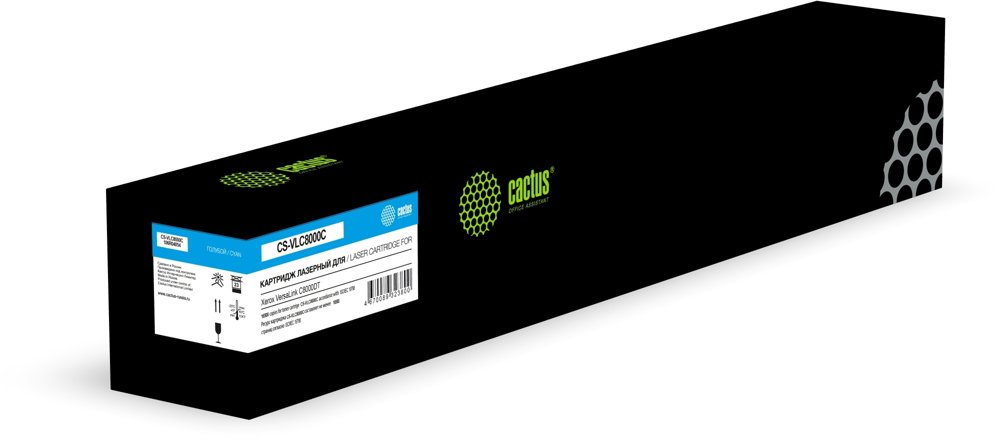 Картридж лазерный Cactus CS-VLC8000C 106R04054 голубой (16500стр.) для Xerox VersaLink C8000DT с чипом