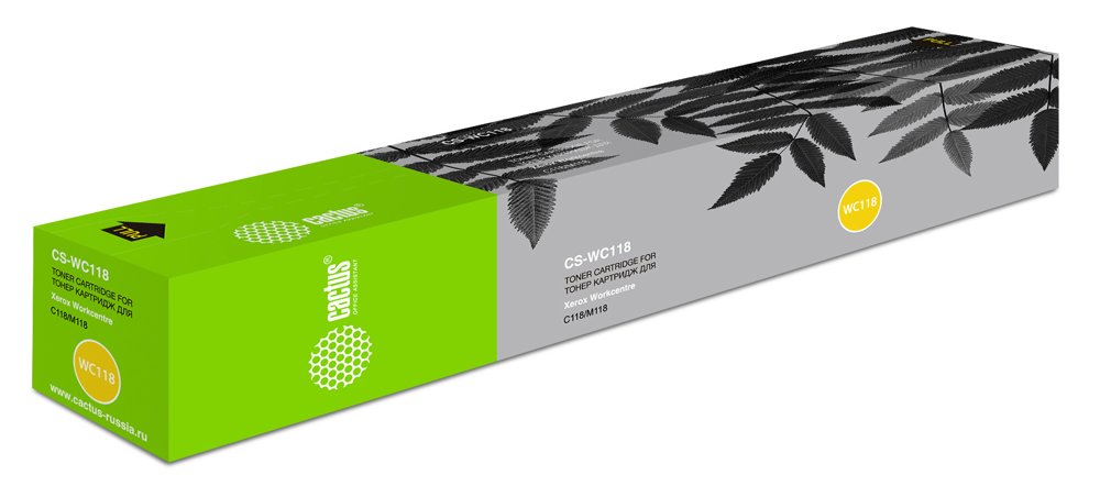 Картридж лазерный Cactus CS-WC118 006R01179 черный (11000стр.) для Xerox WorkCentre C118/M118 с чипом