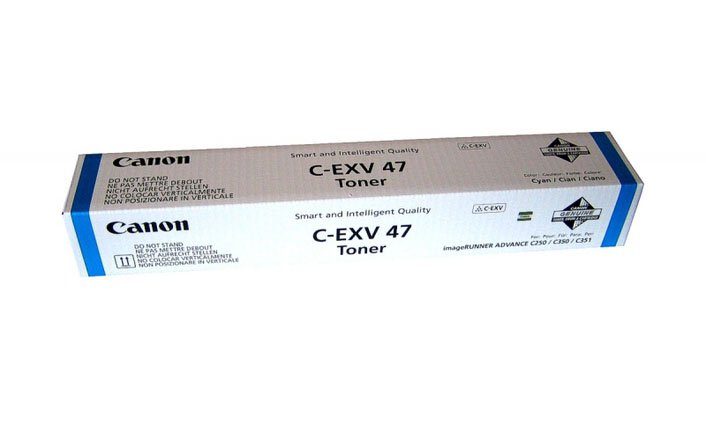 Картридж лазерный Canon C-EXV47C 8517B002 голубой для Canon iR С351iF/C350i/C250i