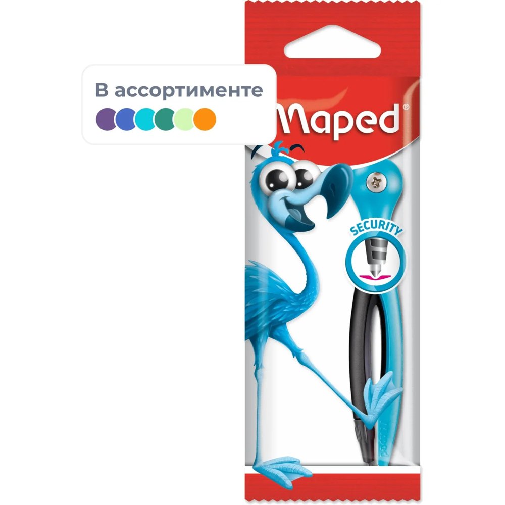 Циркуль Maped Essentials 110 мм в пластиковом пакете (18100)