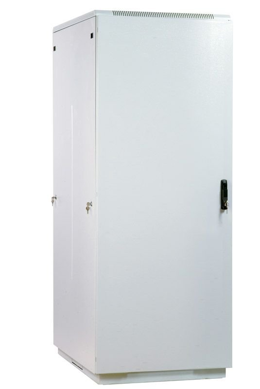 Шкаф коммутационный ЦМО (ШТК-М-42.8.8-3ААА) напольный 42U 800x800мм пер.дв.стал.лист задн.дв.стал.лист 2 бок.пан. 500кг серый