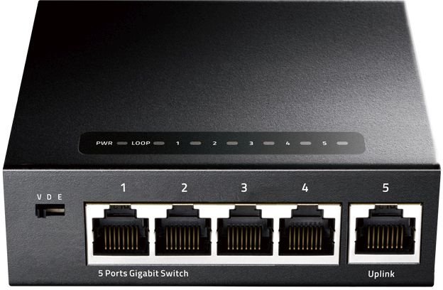 Коммутатор Cudy GS105 (L2) 5x1Гбит/с неуправляемый
