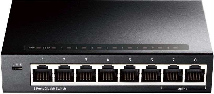 Коммутатор Cudy GS108 (L2) 8x1Гбит/с неуправляемый
