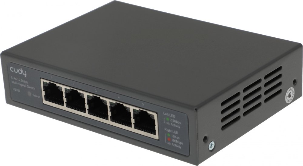 Коммутатор Cudy HS105 (L2) 5x2.5Гбит/с неуправляемый