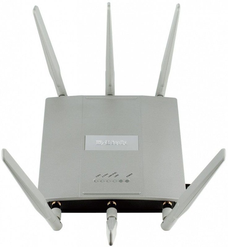 Точка доступа D-Link DAP-2695/RU/A1A AC1750 10/100/1000BASE-TX серый