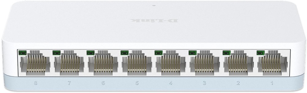 Коммутатор D-Link DES-1008C/C1A (L2) 8x100Мбит/с неуправляемый