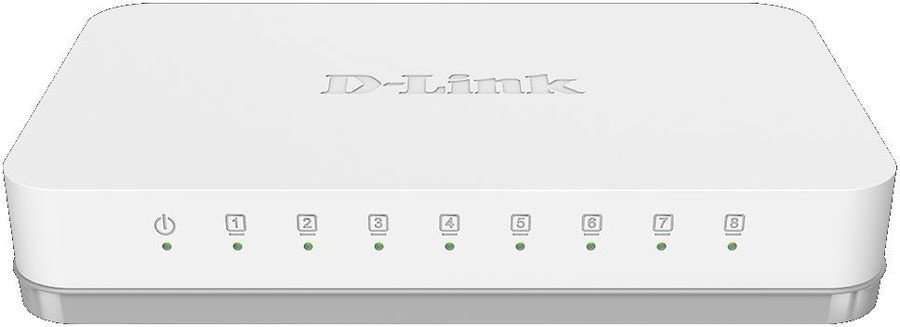 Коммутатор D-Link DGS-1008A/F1A 8x1Гбит/с неуправляемый