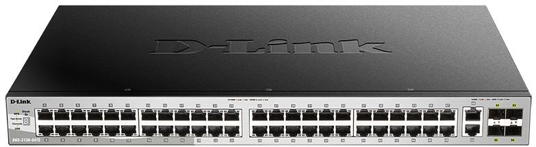 Коммутатор D-Link DGS-3130-54TS/B DGS-3130-54TS/B1A (L3) 48x1Гбит/с 2x10Гбит/с 4SFP+ управляемый