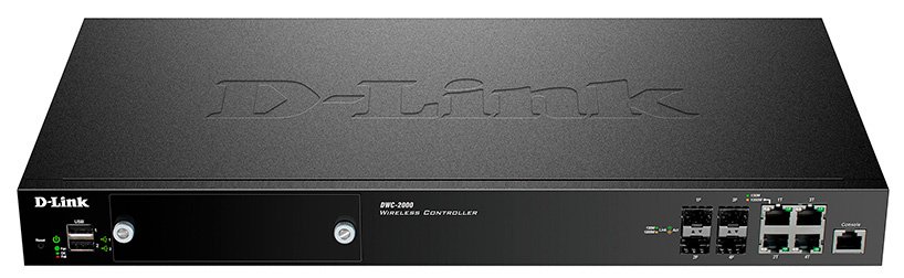 Контроллер D-Link DWC-2000 10/100/1000BASE-TX/SFP черный
